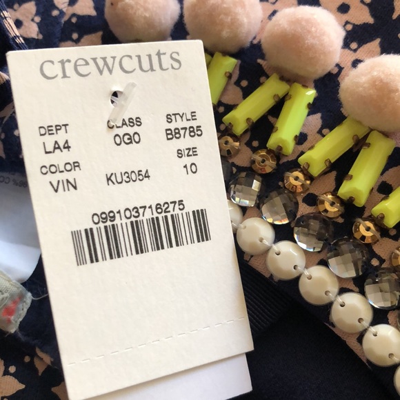 Crewcuts Beaded Pom Pom Dress. - Picture 9 of 9